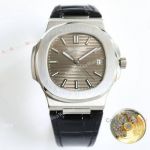 Swiss Copy Patek Philippe Geneve Nautilus 40 mm PPF 9015 Watch in Gray Ombre Face